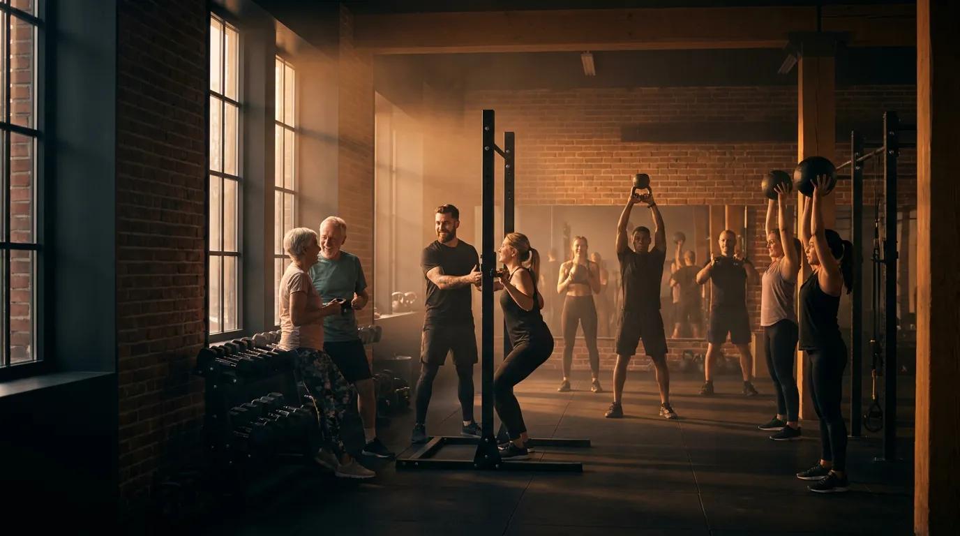 A welcoming modern gym
